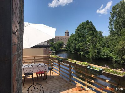 Monumental house by the river 