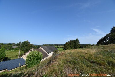 Typical Correze farmhouse and over 10 acres of land