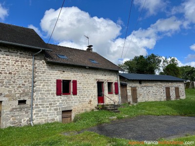 Typical Correze farmhouse and over 10 acres of land