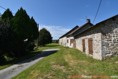 Typical Correze farmhouse and over 10 acres of land