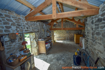 Typical Correze farmhouse and over 10 acres of land