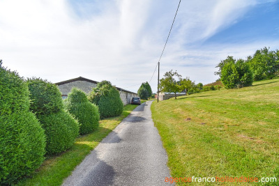 Typical Correze farmhouse and over 10 acres of land