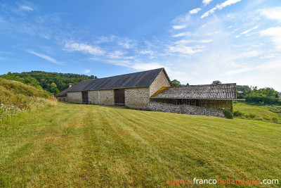 Typical Correze farmhouse and over 10 acres of land