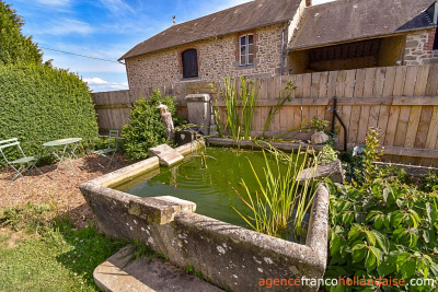 Stately village house with barn