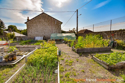 Stately village house with barn