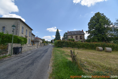 Rural life in a quiet village